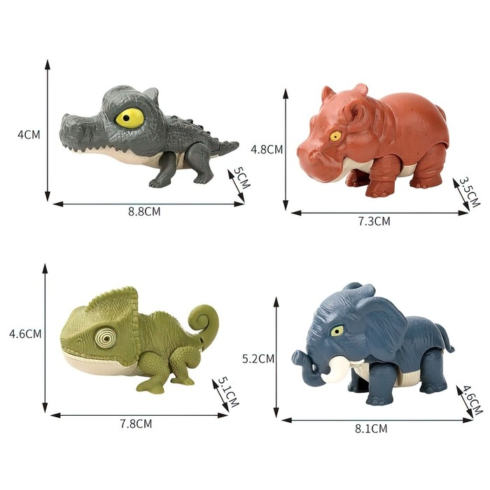 Фигурка животного «Кусачка», 16 видов, цвет МИКС Фигурка животного «Кусачка», 16 видов, цвет МИКС