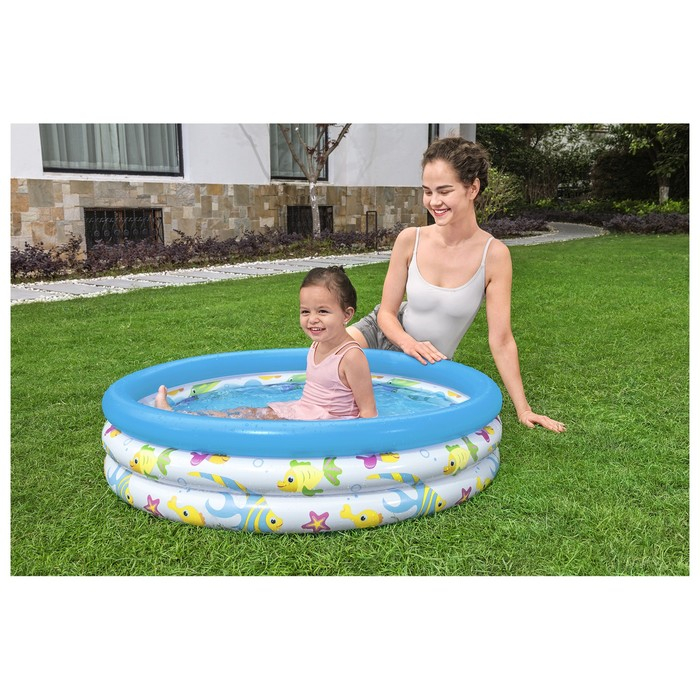 Бассейн надувной &laquo;Океан&raquo;, 102 х 25 см, от 2 лет, 51008 Bestway