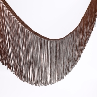 Тесьма декоративная &laquo;Бахрома&raquo;, 20 см, 5 &plusmn; 0,5 м, цвет кофейный