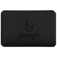 Набор для йоги Sangh: блок, ремень, цвет чёрный