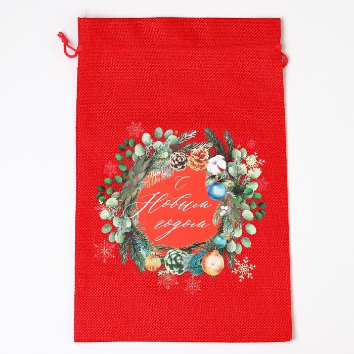 Мешок с термонаклейкой &laquo;Тепла и Уюта&raquo;, 20 х 30 см +/- 1.5 см, Новый год