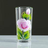 Набор для сока "Розочка" художественная роспись, 6 стаканов 1250/200 мл