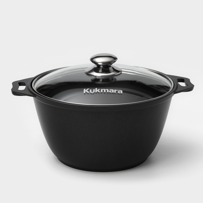 Набор кухонной посуды &laquo;Традиция №1&raquo;, антипригарное покрытие, крышка, цвет чёрный