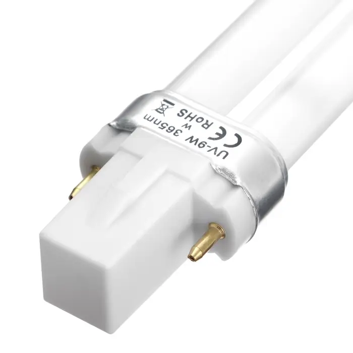 Сменная лампа Luazon LUF-20, ультрафиолетовая, UV-9W, 9 Вт, белая