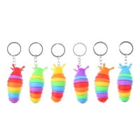 Игрушка антистресс гусеница &laquo;Чик-чирик&raquo;, цвета МИКС, брелок, в шоубоксе
