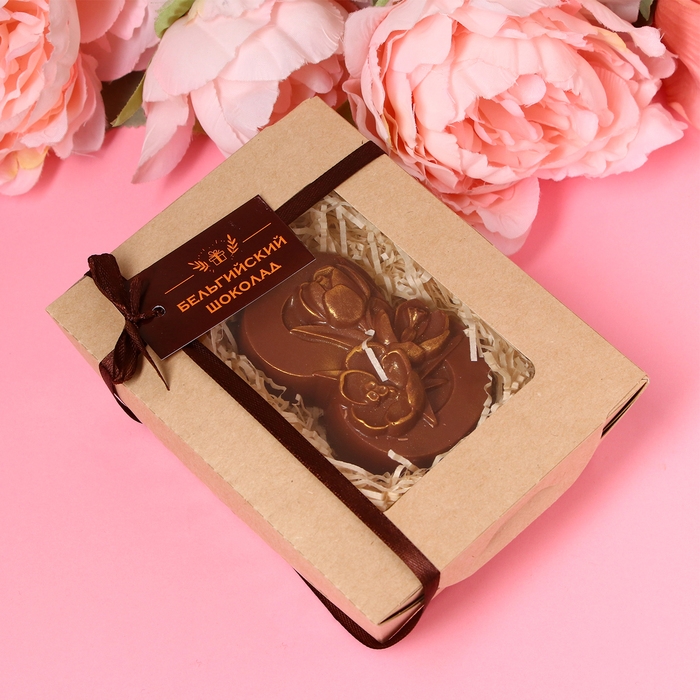 Бельгийский шоколад &laquo;8 марта. Три тюльпана&raquo;, 80 г