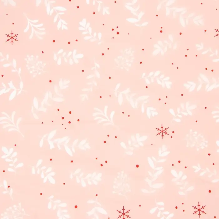Бумага упаковочная тишью, новогодняя упаковка &laquo;Снежинки - лепестки&raquo;, 50&times;66 см