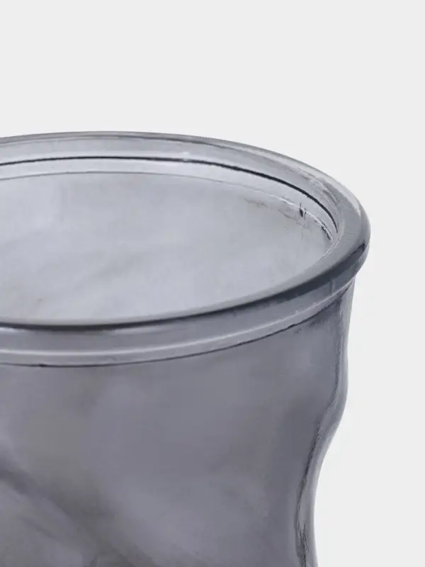 Стакан с трубочкой "Вихрь" 500 мл, 8х8х16 см, силиконовая крышка, черный