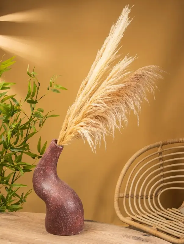 Ваза терракота "Рог" 25х20х45 см