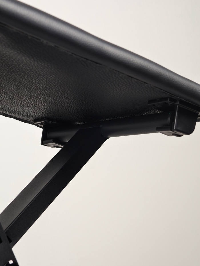 Банкетка для пианино складная, сиденье 28 х 38 см, высота 39/43/46 см