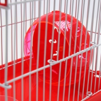 Клетка для грызунов укомплектованная RT-2q, 22 х 16 х 20 см, красная (фасовка 30 шт)