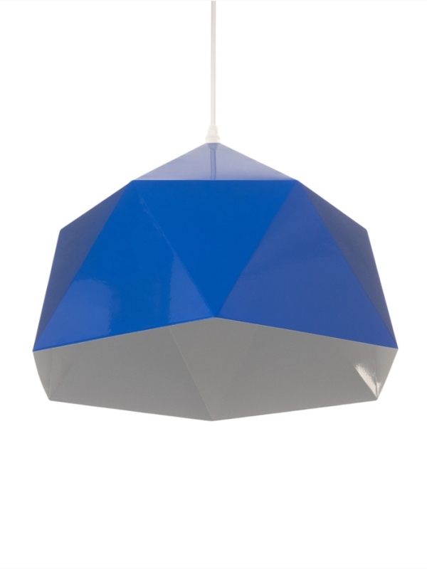 Светильник Edward 1х40Вт Е27 пр-1м синий 38х38х25см