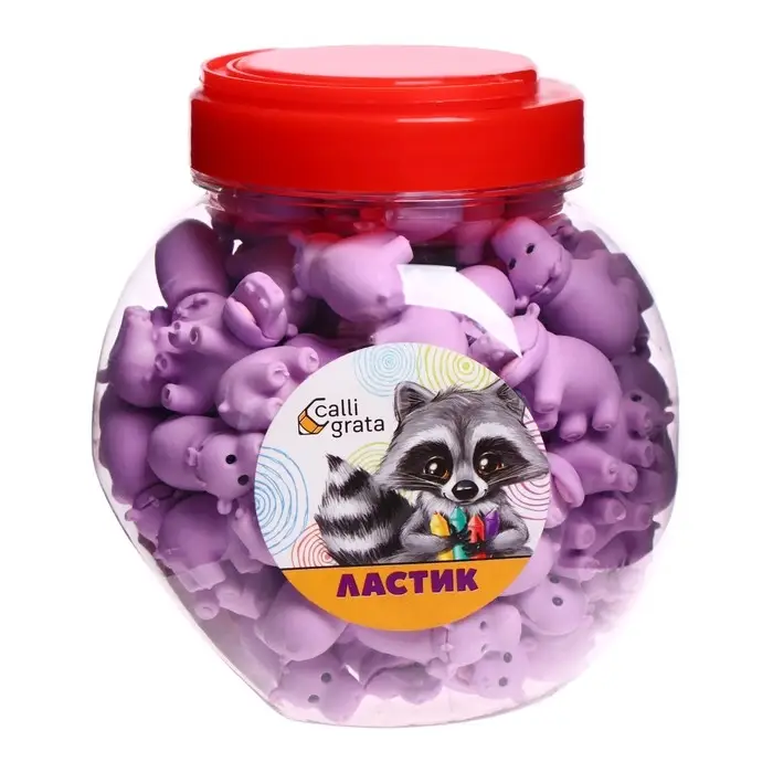 Ластик фигурный "Бегемотик"