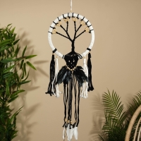 Ловец снов "Тёмное дерево" 22х60 см.