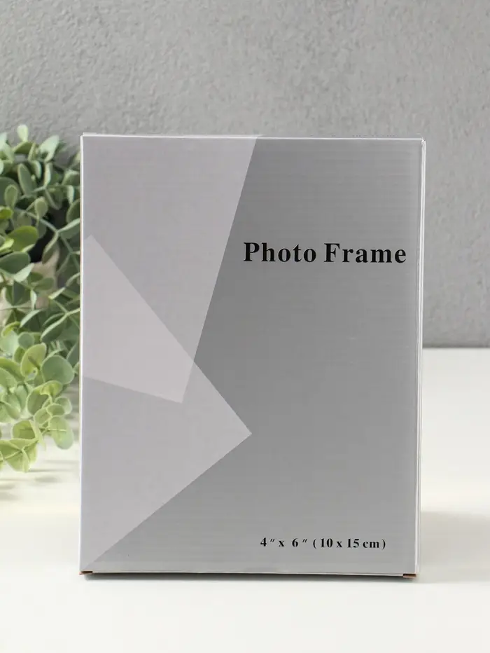 Фоторамка металл на 1 фото 10х15 см "Зебра" золото гальваника 1,7х14,2х19,3 см