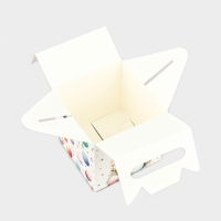 Коробка складная &laquo;С праздником Пасхи&raquo;, 14 х 14 х 14 см