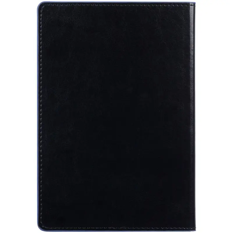 Ежедневник Alanis, недатированный, черный c синим