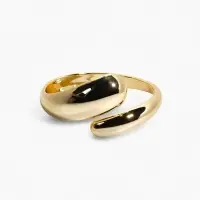 Браслет манжета &laquo;Капля&raquo;, цвет золото