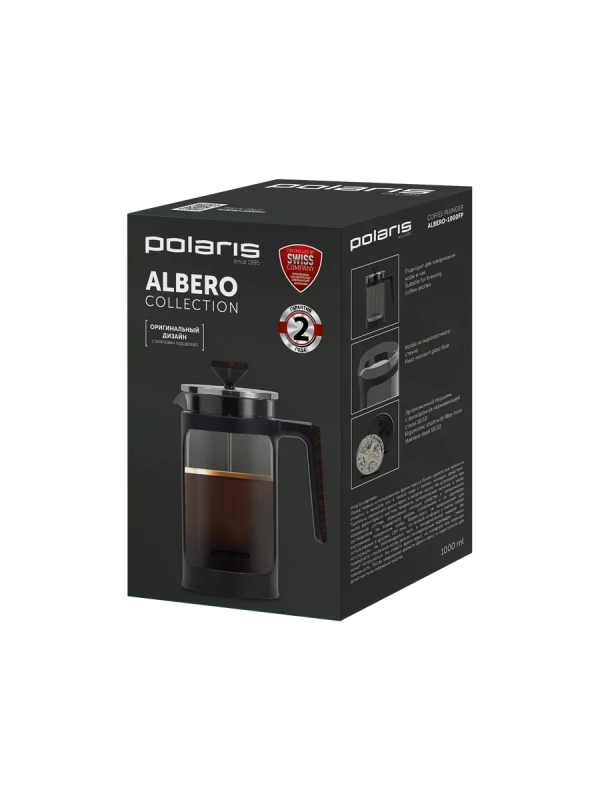 Френч-пресс, Заварочный чайник 1л Albero-1000FP