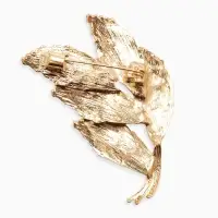 Брошь "Колоски", цвет золото