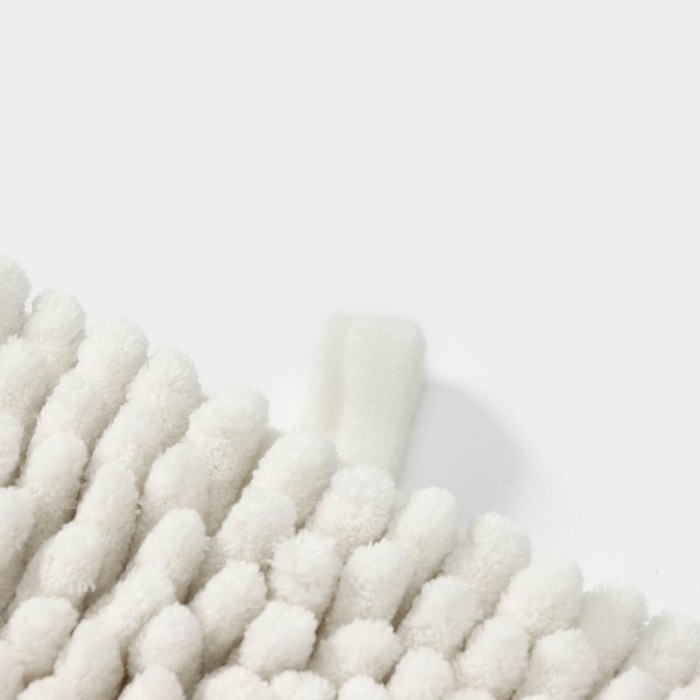Коврик для дома LaDо́m, букли, плотность 1900 г, 50&times;80 см, цвет белый