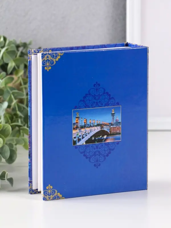 Фотоальбом 100 фото "Ночные фонари" 10X15см, ПП карм.