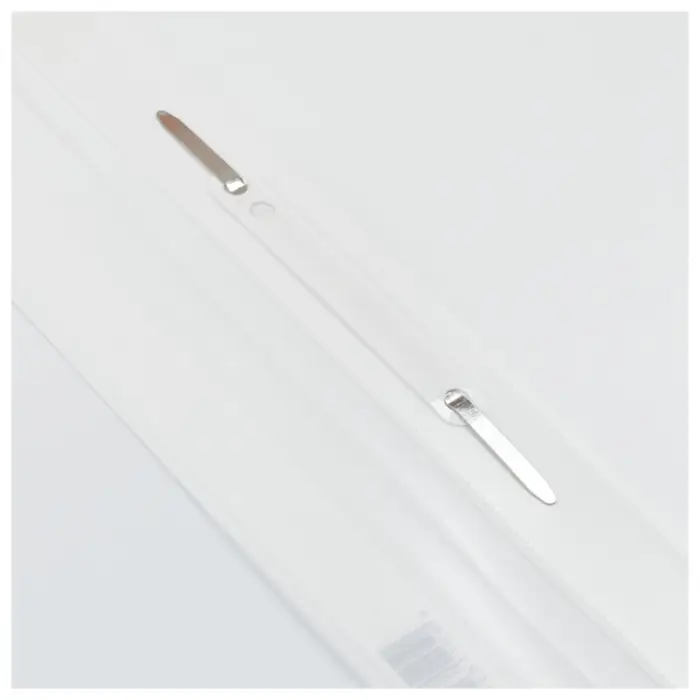 Папка-скоросшиватель Calligrata, А4, 120 мкм, белая, прозрачный верх