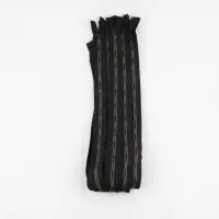 Молния &laquo;Трактор&raquo;, №5, разъёмная, замок автомат, 70 см, чёрная, белая, жёлтая