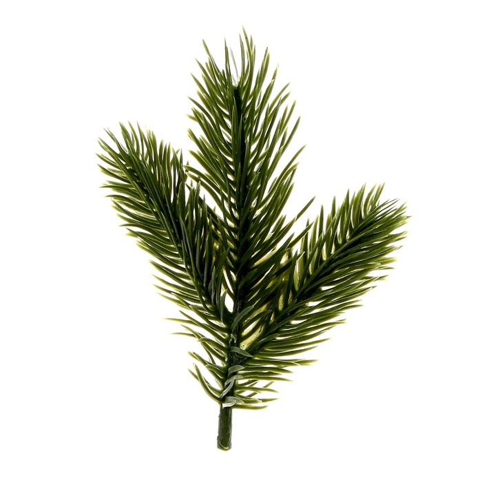 Декор &laquo;Веточка ели&raquo;, набор 5 шт., размер 1 шт. &mdash; 12 &times; 9 см