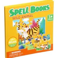 Книжка-деревяшка пазл "Животные"