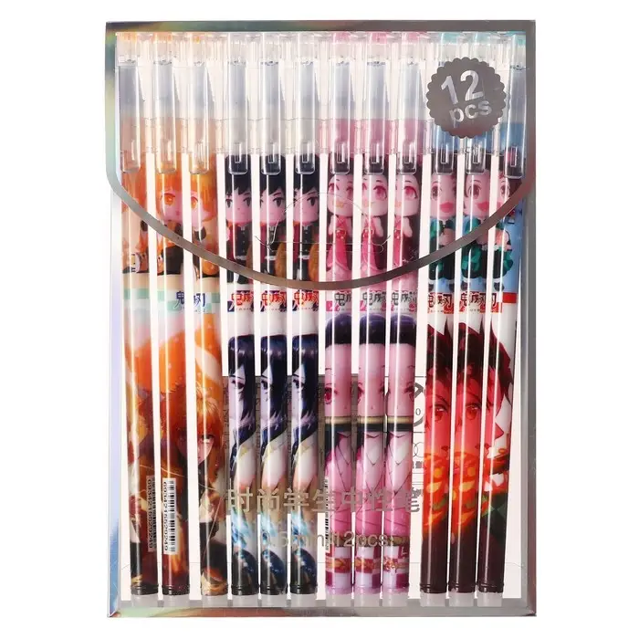 Ручка гелевая со стираемыми чернилами Calligrata, 0.5 мм, стержень синий, &laquo;Аниме&raquo;, МИКС