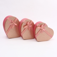 Набор коробок 3 в 1 сердца 31 х 27 х 13,3; 28 х 25 х 11,7; 26 х 23 х 10,3 см