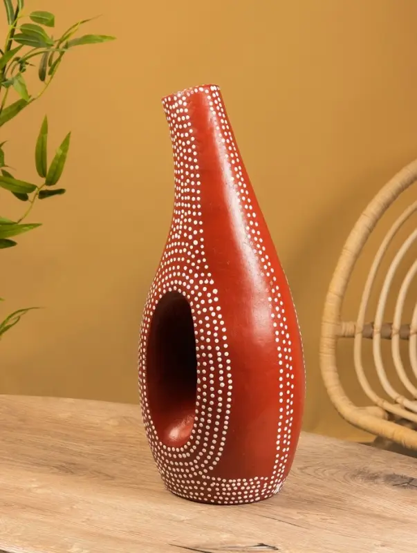 Ваза терракота &laquo;Рамос&raquo;, 22&times;19&times;54 см, керамика