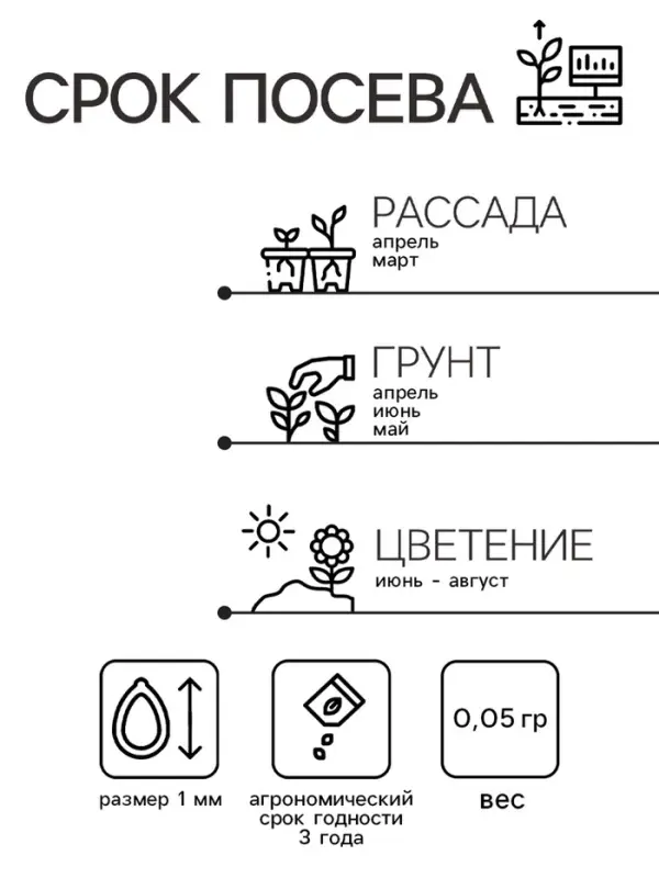 Семена Дельфиниум "Магический фонтан", ц/п,  0,05 г