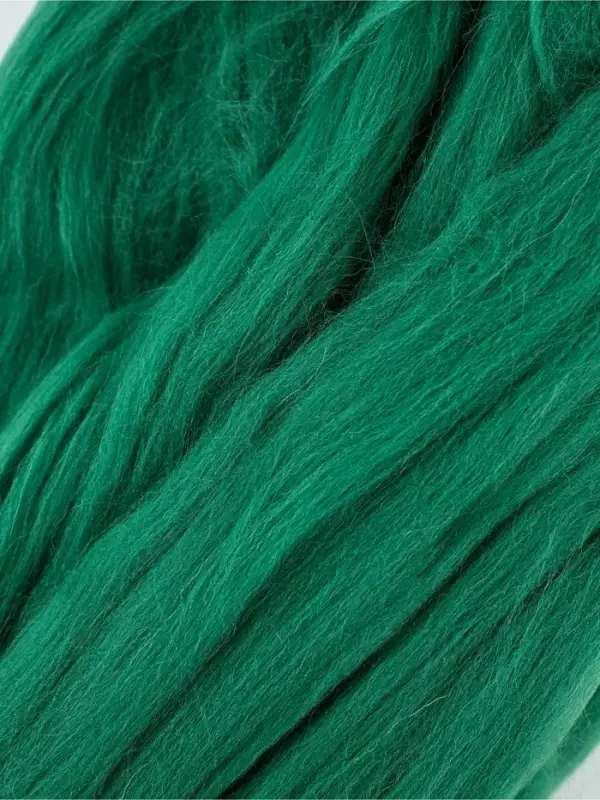 Лента  для валяния 100 гр, цвет трава 044