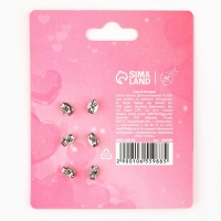 Серьги гвоздики 3 пары "Для самой особенной", 0,95 см