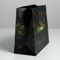 Пакет подарочный ламинированный горизонтальный, упаковка, &laquo;С 23 февраля&raquo;, ML 27 х 23 х 11.5 см