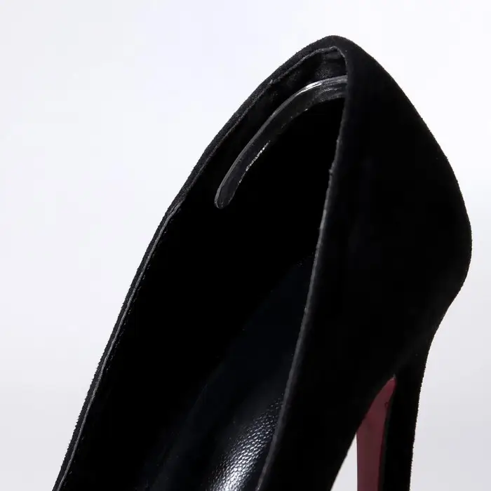 Полоски под ремешки, на клеевой основе, набор - 4 шт., силиконовые, 9.5&times;0.7 см., прозрачные