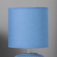 Лампа настольная "Муза" 40Вт Е14 синий 13х13х23см
