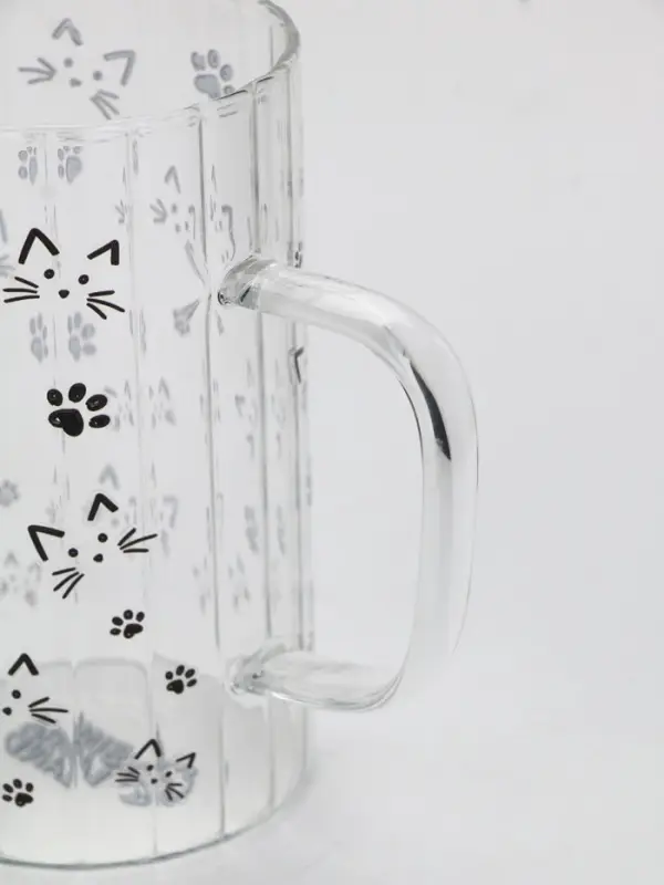 Кружка стеклянная &laquo;Кот&raquo;, 350 мл
