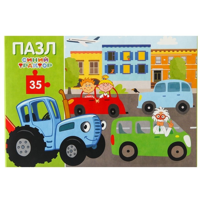 Пазл &laquo;В городе&raquo;, &laquo;Синий трактор&raquo;, 35 элементов