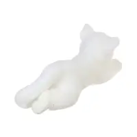 Мягкая игрушка "Ленивый котик" цвет белый, 49 см