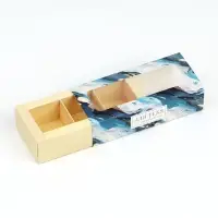 Коробка под 3 конфеты с ячейками &laquo;Акварель&raquo;, 13.3 х 3.3 х 5.8 см