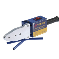 Аппарат для сварки пластиковых труб ТУНДРА, 1000/2000 Вт, комплект насадок 20-50 мм, 50-300&deg;