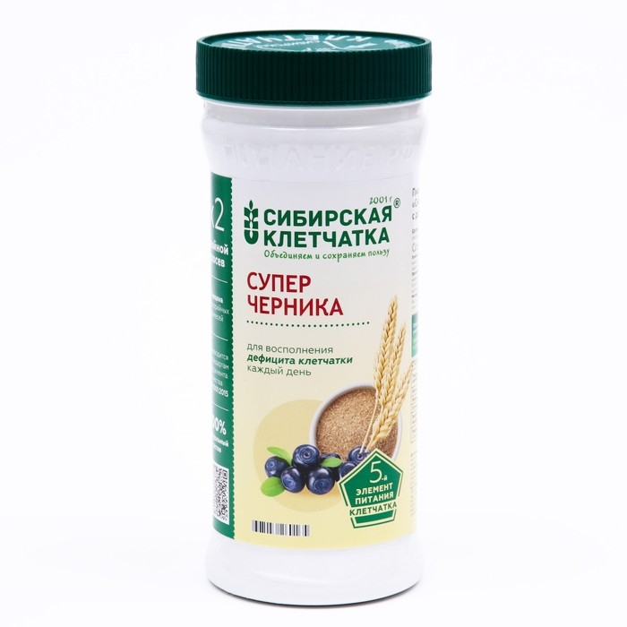 Сибирская клетчатка &laquo;Суперчерника&raquo;, 280 г