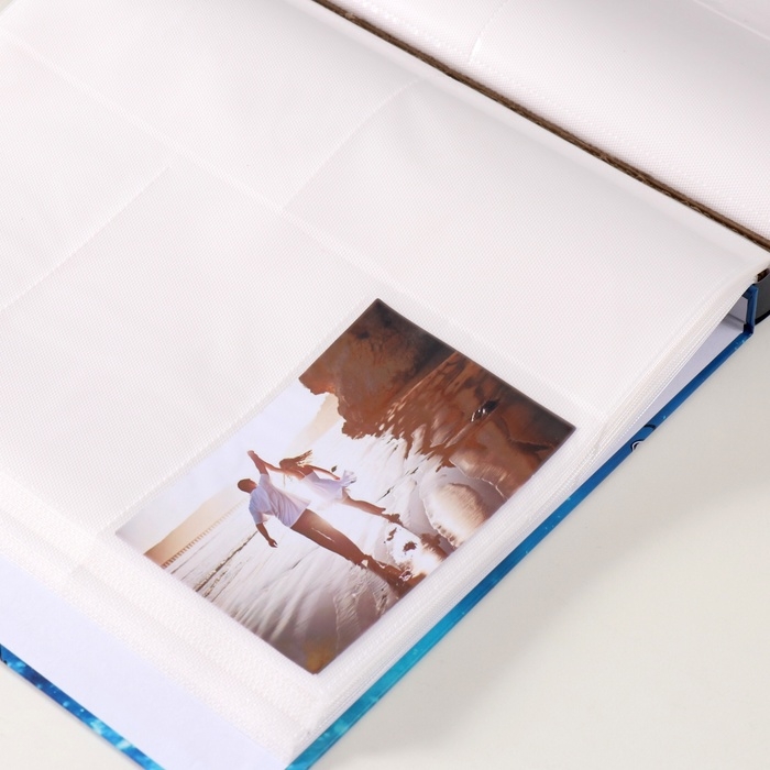 Фотоальбом на 500 фото 10x15 см "Небесный кит" в коробке 5,5x30x33,5 см