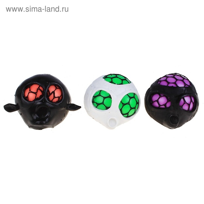 Мялка &laquo;Череп&raquo;, цвета МИКС