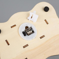 Светодиодная фигура &laquo;Дом с оленем&raquo; 11 &times; 15 &times; 3 см, дерево, батарейки LR41х3 (в комплекте), свечение тёплое белое