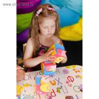 Мягкие кубики &laquo;Зверята&raquo;, 4 шт, 8 х 8 см, по методике Монтессори