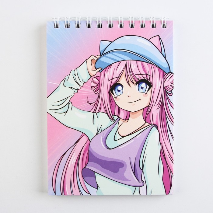 Скетчбук А6, 40 л. 100 г/м "Аниме"